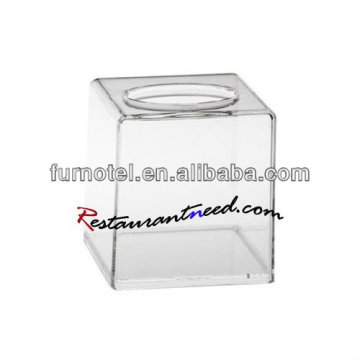 P125 High Quality 130mm PC Square Portable Tissue Dispenser